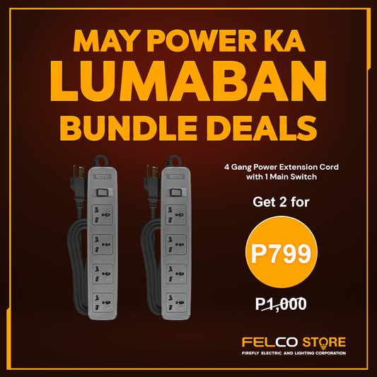 Buy 2s ROYU 4 Gang Extension Cord for P799