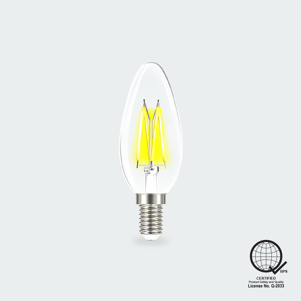 Firefly Basic Series LED Vintage Candle Bulb