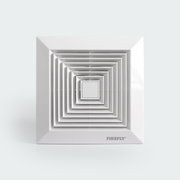 Firefly Ceiling Mounted Exhaust Fan Slim Radial Grille