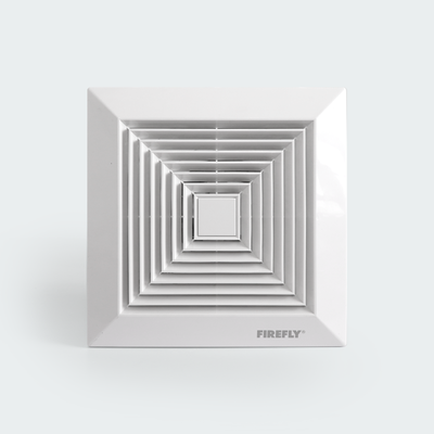 Firefly Ceiling Mounted Exhaust Fan Slim Radial Grille