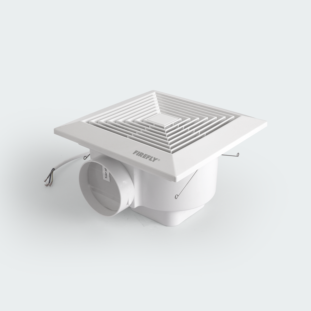 Firefly Ceiling Mounted Exhaust Fan Slim Radial Grille