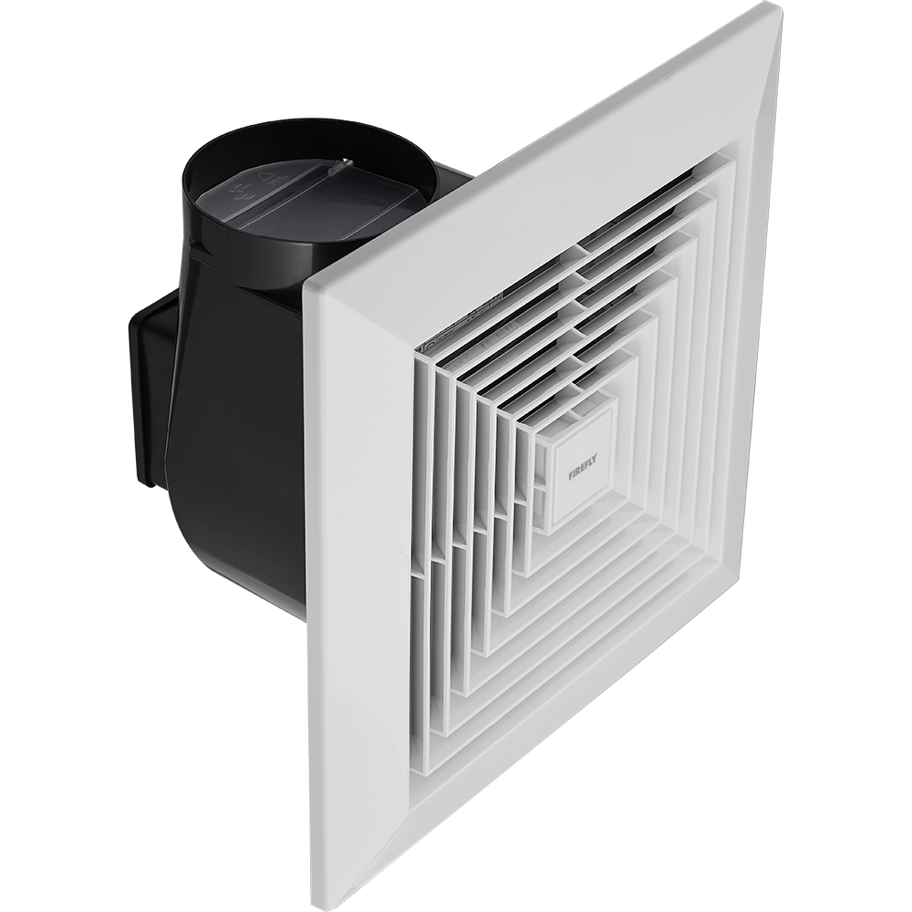 Firefly Ceiling Mounted Exhaust Fan Slim Radial Grille