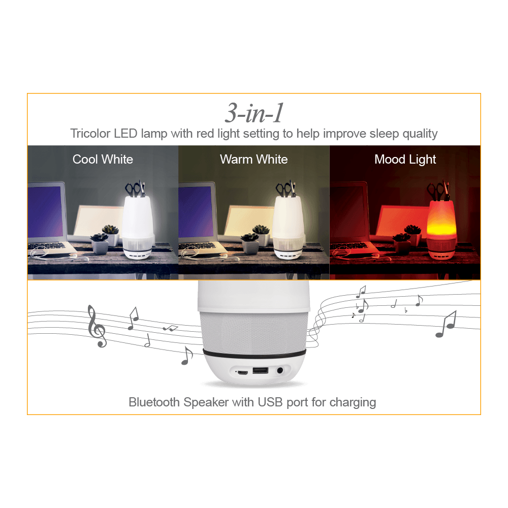 Firefly Bluetooth Speaker Emergency Lamp