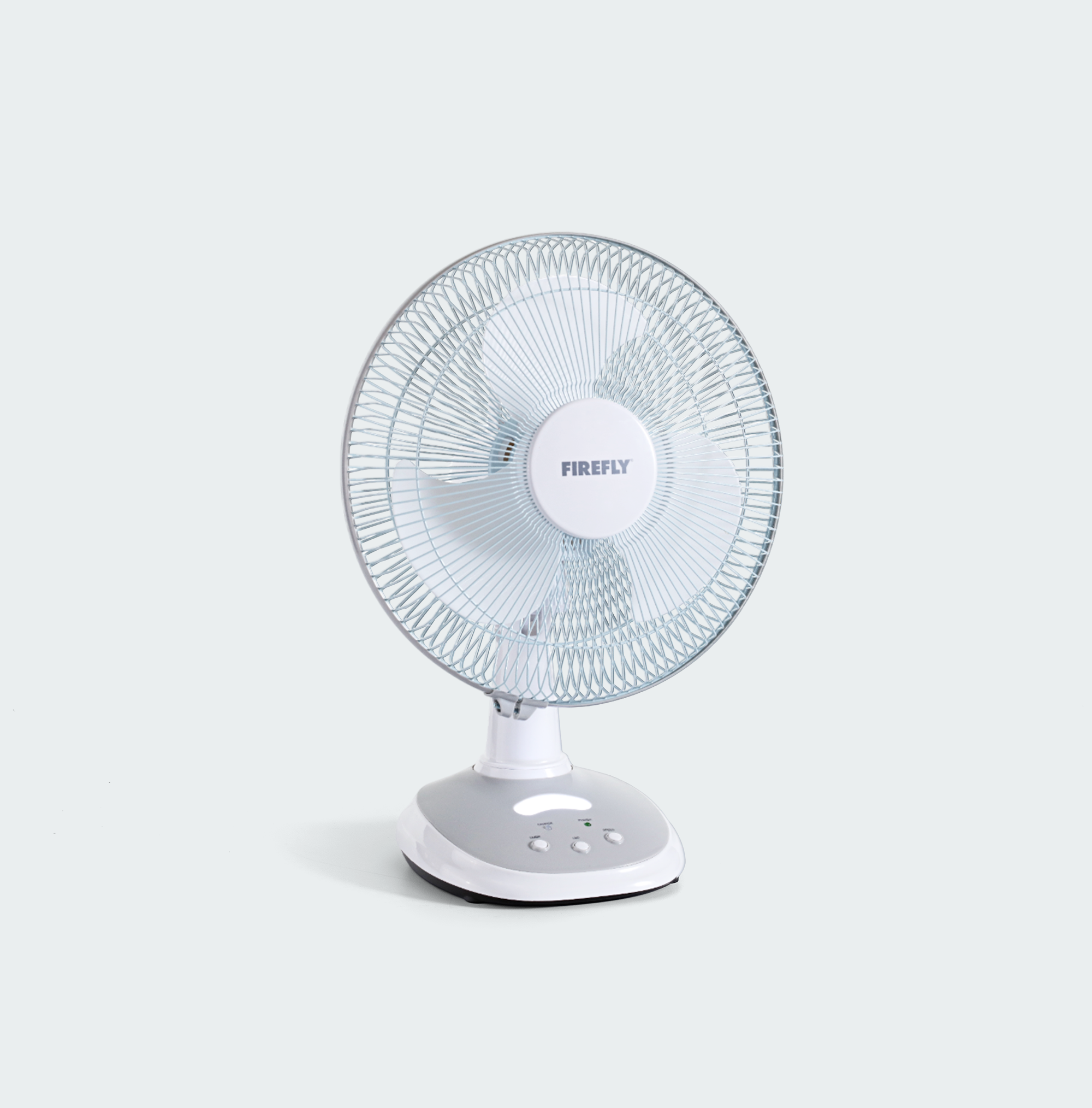 Firefly Rechargeable 12" ACDC Fan w/ Night Light