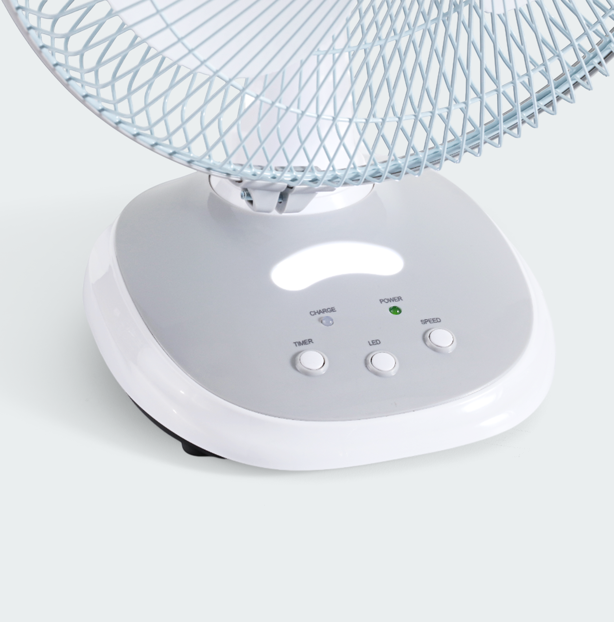 Firefly Rechargeable 12" ACDC Fan w/ Night Light