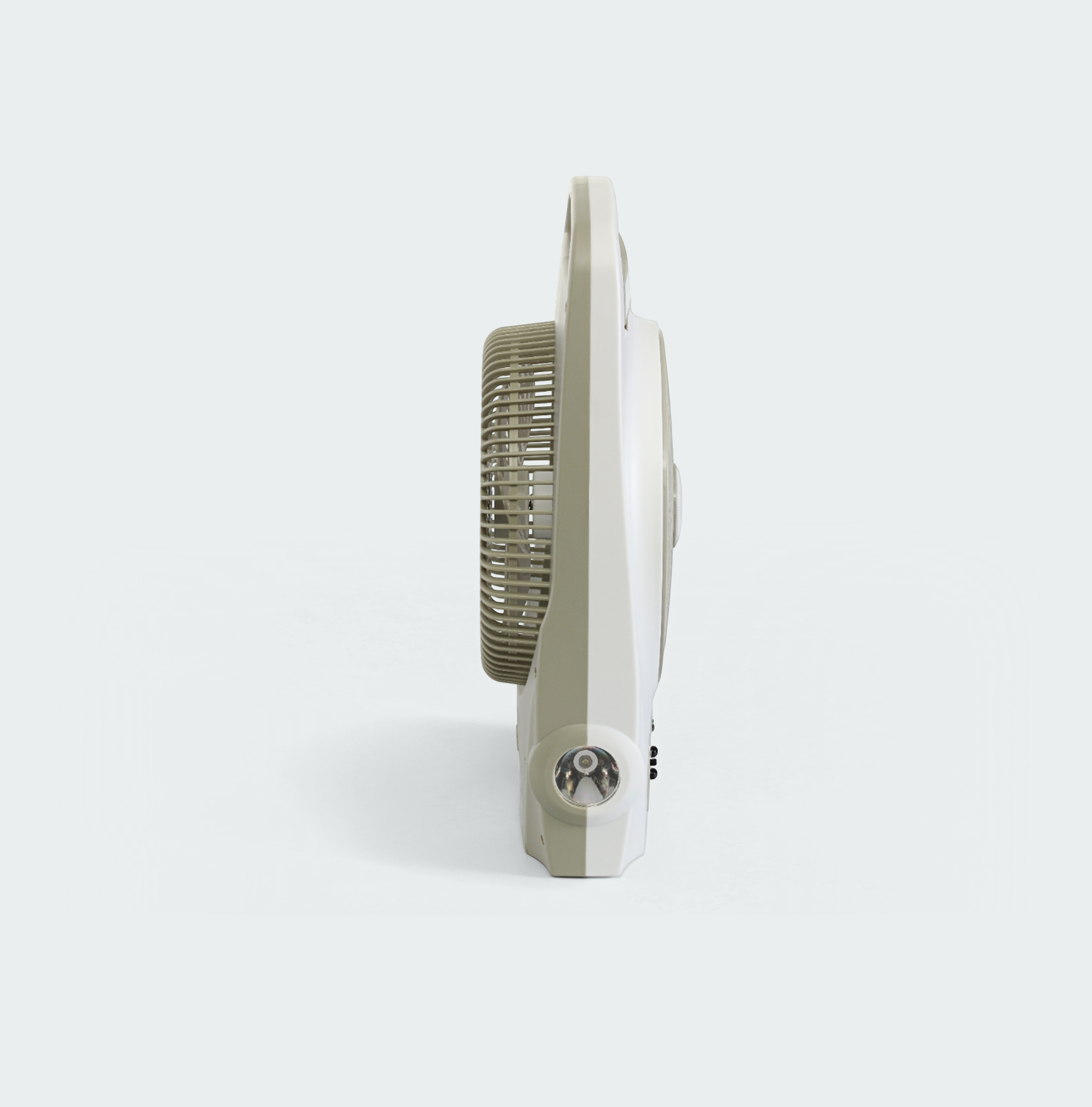 Firefly Rechargeable LED 8" Oscillating 2-Speed w/ 18 LED Desk Light