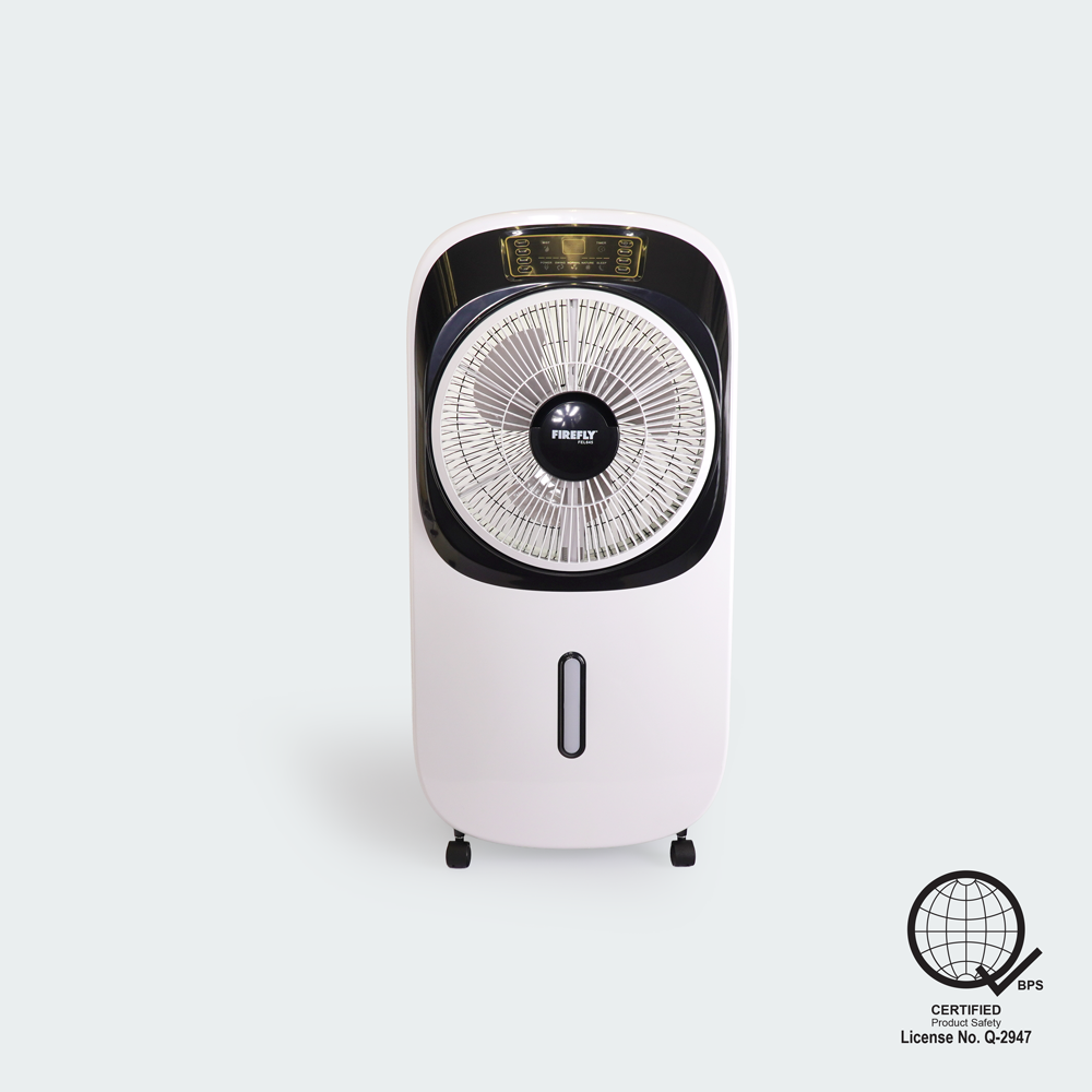 Firefly Rechargeable 10" inch Mist Fan with Digital LED Display andRemote Control