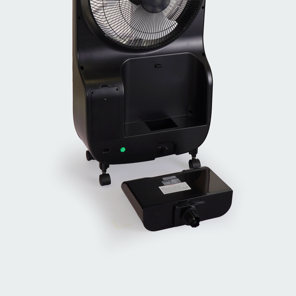 ttestFirefly Rechargeable 10" inch Mist Fan with Digital LED Display andRemote Control