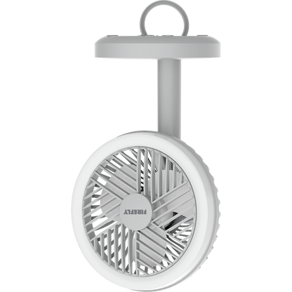 Rechargeable Mini Fan with Ring Light