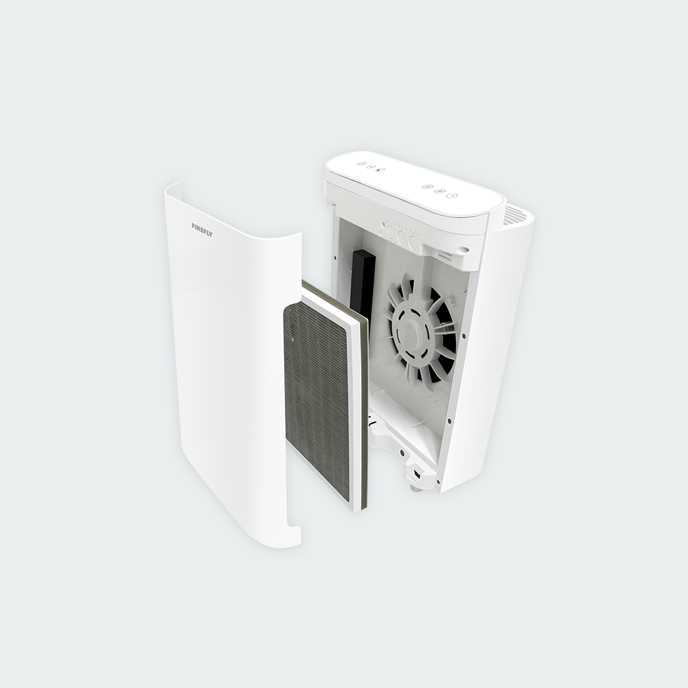Firefly Yellow Shield Smart Air Purifier with UVC Light