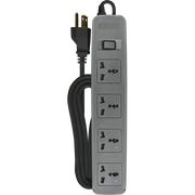 Royu 4 Gang Power Extension Cord with One Master Switch