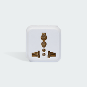 ROYU, International, +, Flat, Pin, Adapter