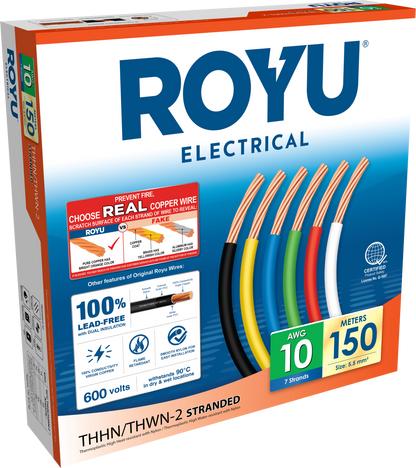 ROYU THHN Circuit 10 AWG