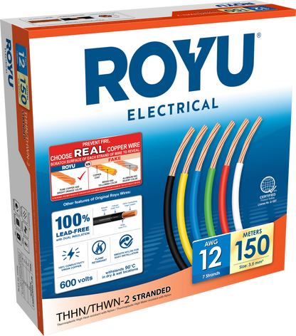 ROYU THHN Circuit 12 AWG