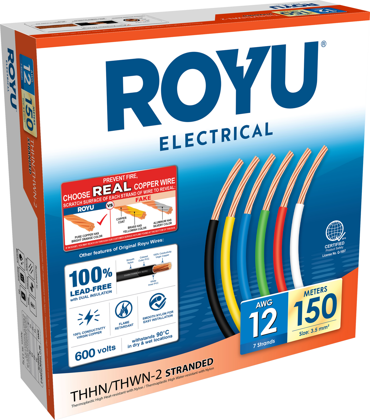 ROYU THHN Circuit 12 AWG