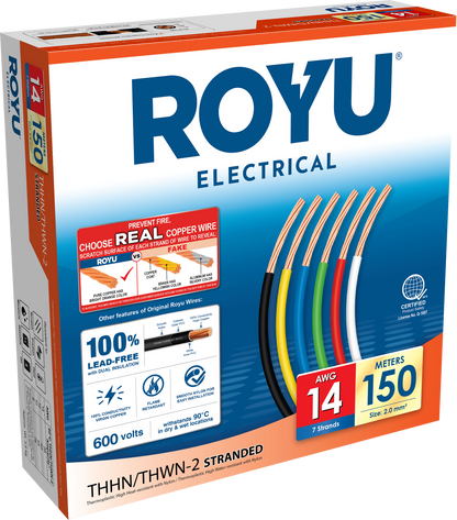 ROYU THHN Circuit 14 AWG