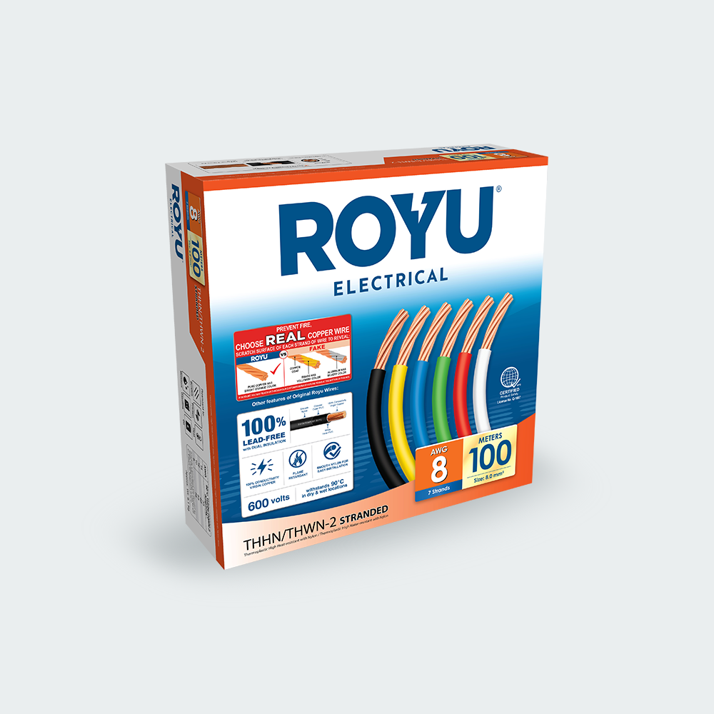 ROYU THHN Circuit 8 AWG