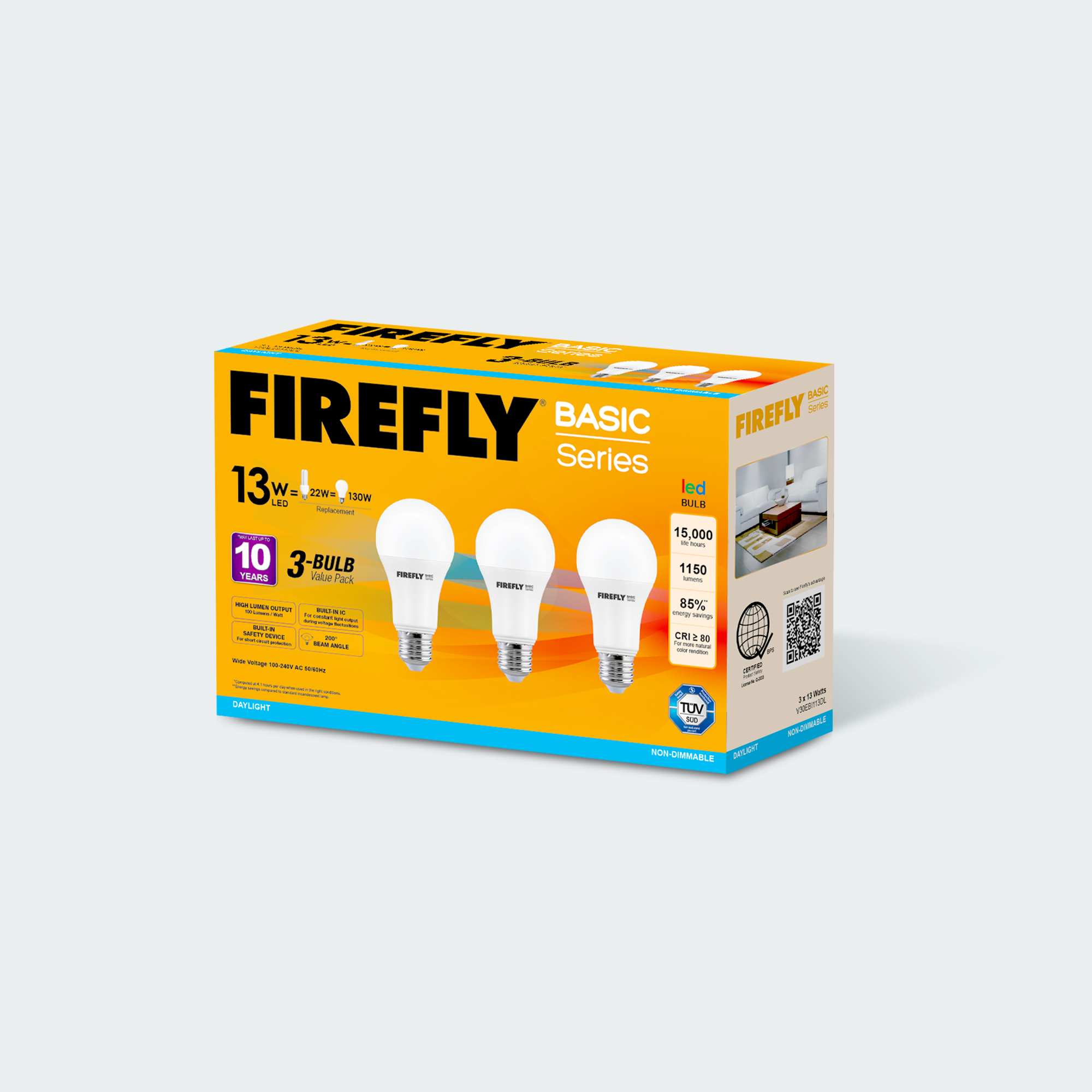 Firefly Basic 3-LED Bulb Value Pack