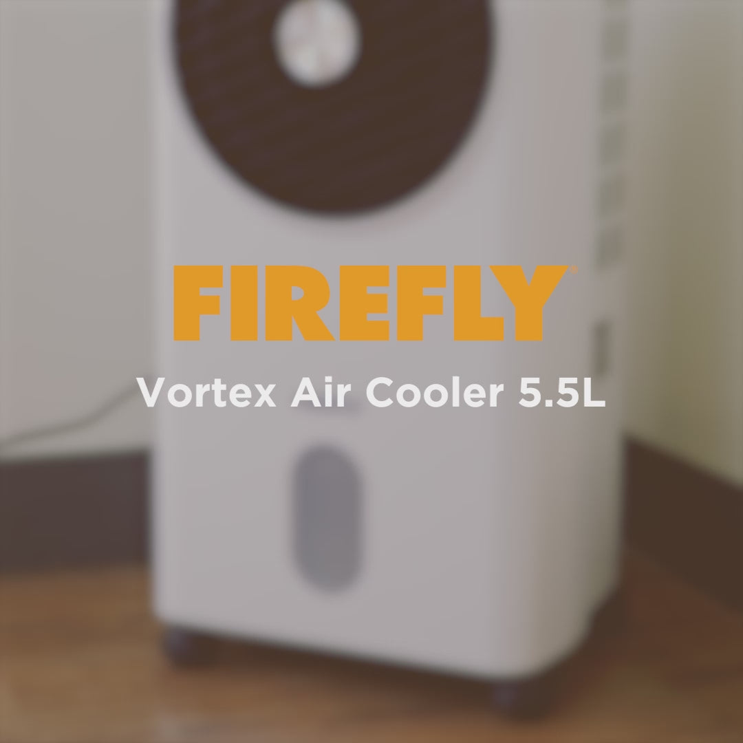 Load video: Firefly Vortex Air Cooler 5.5L