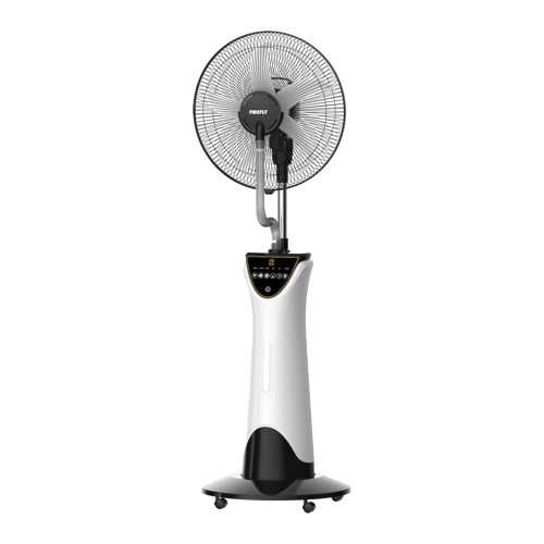 Firefly Rechargeable 16" Mist Fan with Digital Display and Night Light