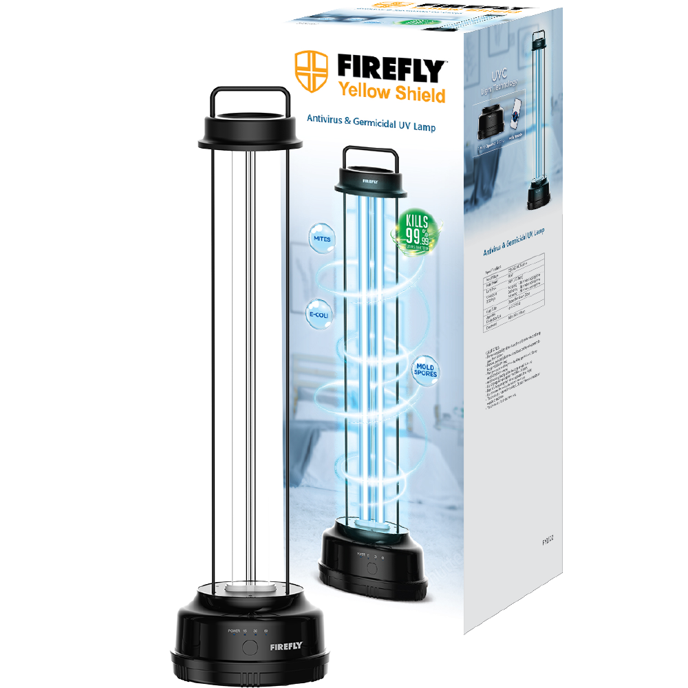 Firefly Yellow Shield Antivirus & Germicidal UV Lamp